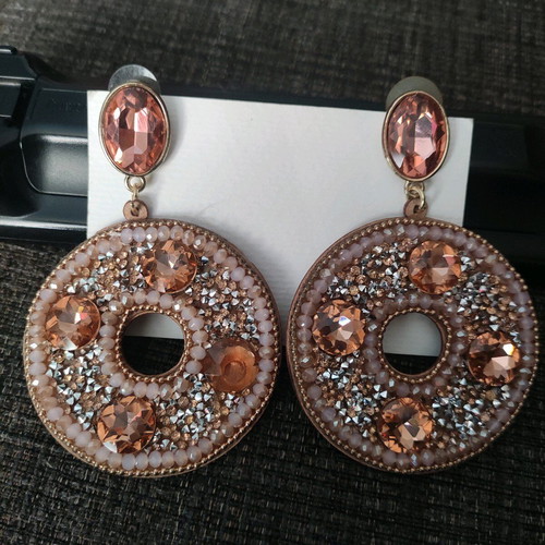 Pink earrings like new