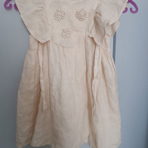 Zara children's linen dress, size 110-116 cm
