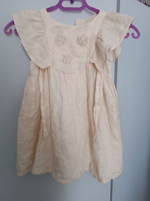 Zara children's linen dress, size 110-116 cm