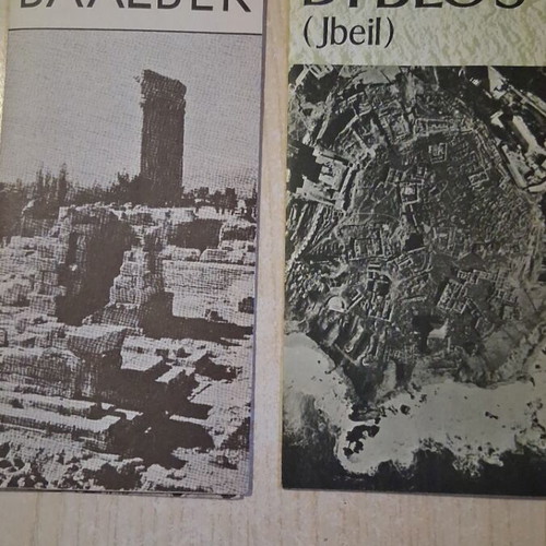 Travel guides Lebanon pack of 2 like new 1960