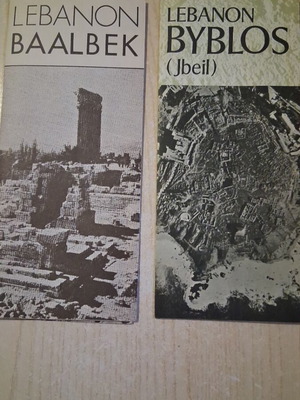 Travel guides Lebanon pack of 2 like new 1960