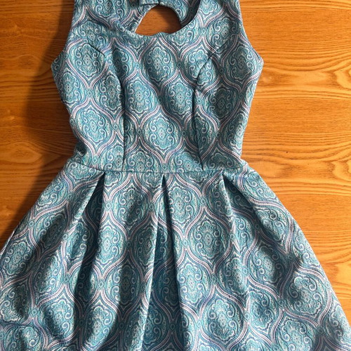 Regalinas dress size S like new, colorful with perfect back