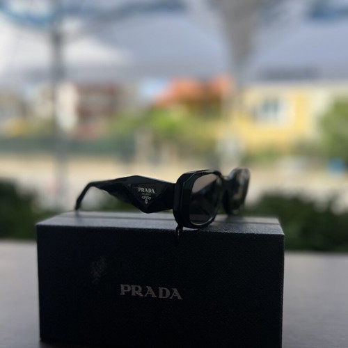 Prada sunglasses, black, original