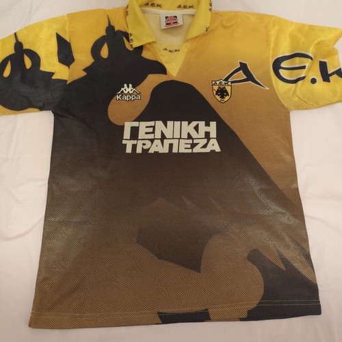 AEK 1996/97 Official Football Jersey used, size Xsmall
