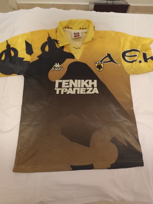 AEK 1996/97 Official Football Jersey used, size Xsmall