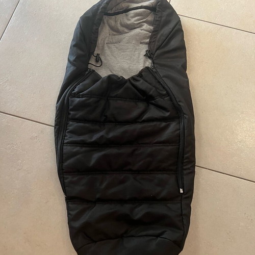 Black stroller footmuff like new