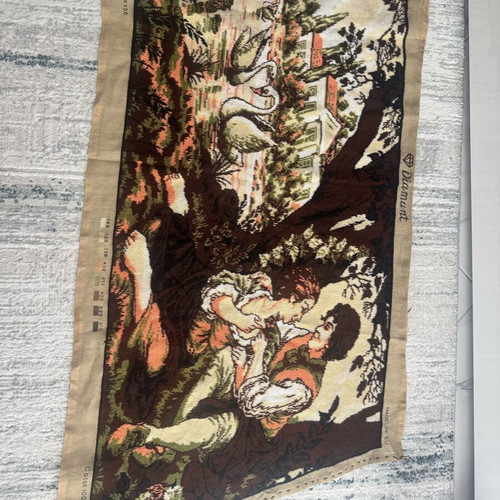 Diamant embroidery 80x130 cm used, romantic scene