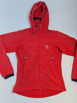 Haglöfs women's hiking jacket size M used, red