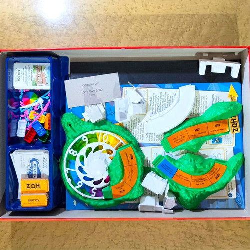The Game of Life board game used by MB Games