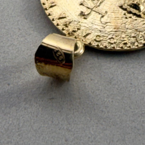Konstantinato pendant silver 925 gold plated made to order