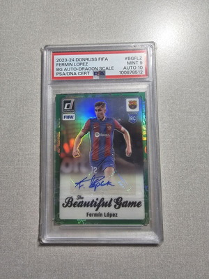Panini Donruss Fermin López Dragon Scale /10 автограф карта новобранец MINT 9 AUTO 10