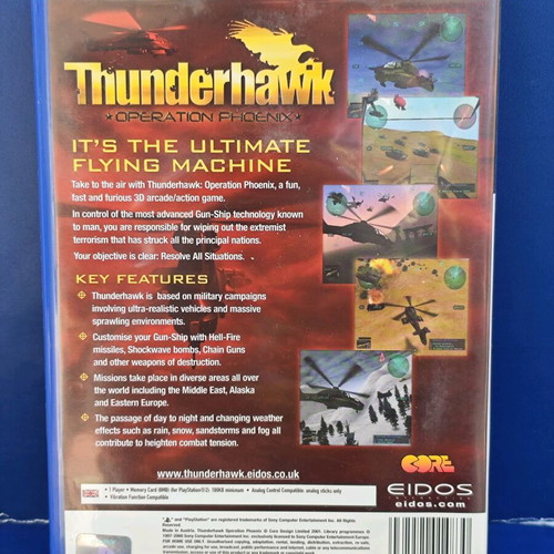 Thunderhawk Operation Phoenix game for PlayStation 2 used