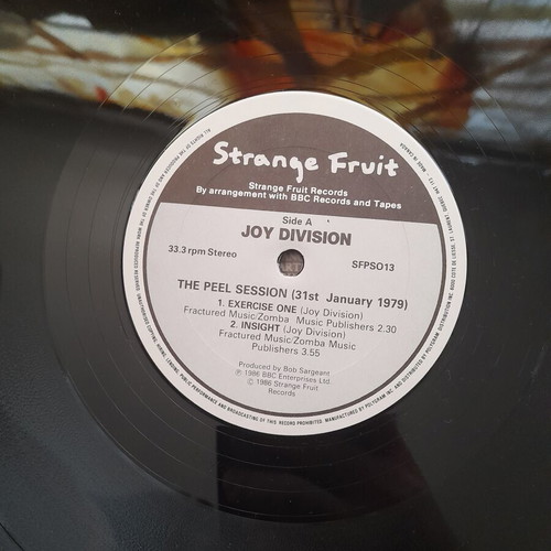 Joy Division The Peel Sessions vinyl record used, pop