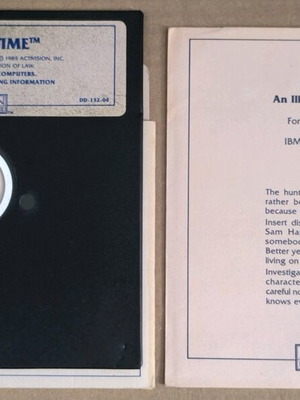Borrowed Time Activision Commodore Disk like new, with manual