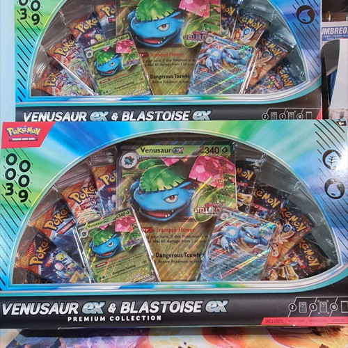 Pokemon TCG Venusaur ex & Blastoise ex Premium Collection new