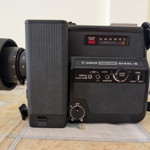 Canon Canosound 514XL-S vintage Super 8 video camera new