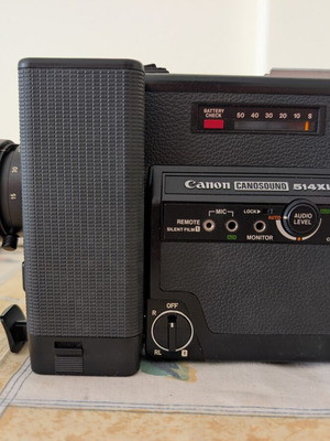 Canon Canosound 514XL-S vintage Super 8 video camera new