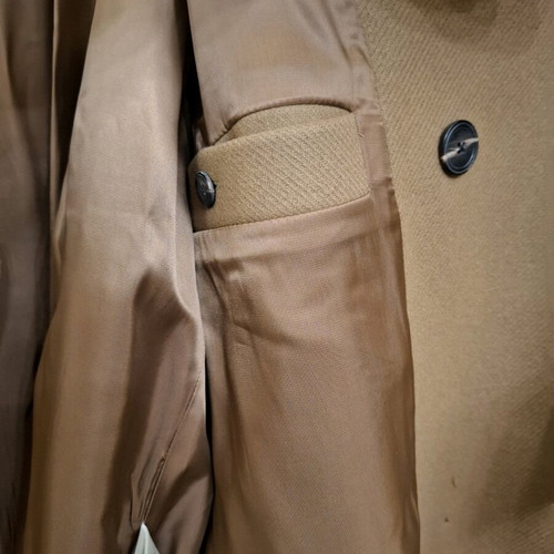 Zara brown wool and cashmere coat XL