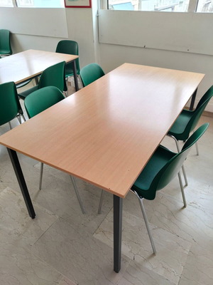 Γραφείο συνεδριάσεων σαν καινούργιο, 2 τεμάχια, διαστάσεις 160x80x72