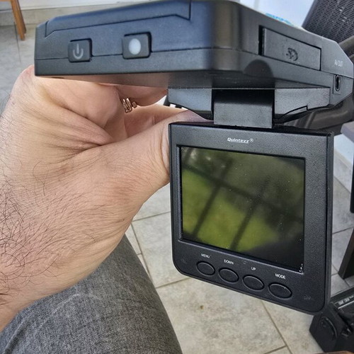 Dashcam HDDVR Quintezz car recorder like new without mount