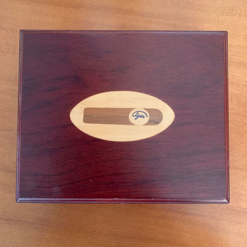 Cigar humidors new wooden with thermometer and clock