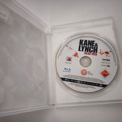 Kane & Lynch Dead Men PS3 game used, small scratches on disc