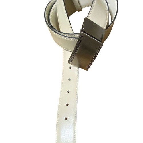 Men's leather belt beige like new, size 125