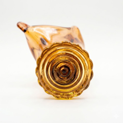 Vintage Mid-Century Murano Sommerso γυάλινο γλυπτό κύκνος, σαν καινούργιο