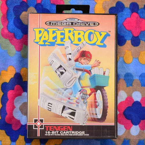 Paperboy Sega Mega Drive game used, action arcade 1990