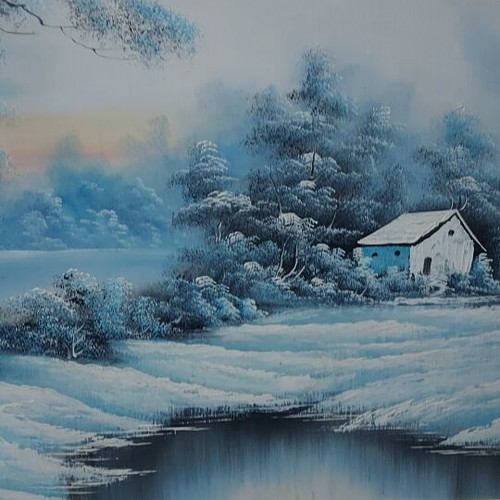 Oil painting canvas like new 1.40x0.80