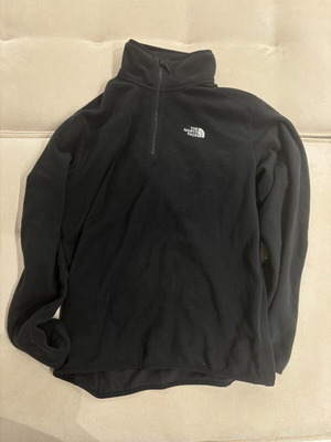 The North Face Ανδρική μπλούζα φλις με 1/4 φερμουάρ μέγεθος M σαν καινούργιο μαύρο