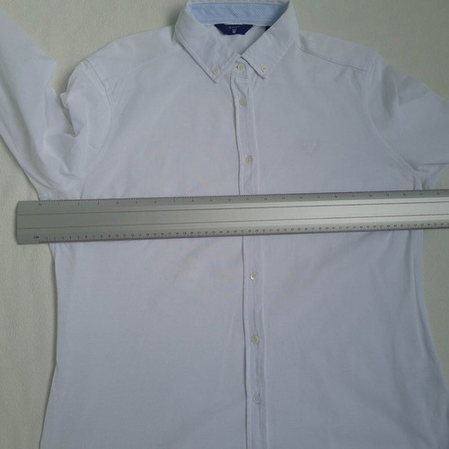 Gant women's shirt size L, long sleeve, 100% cotton, white