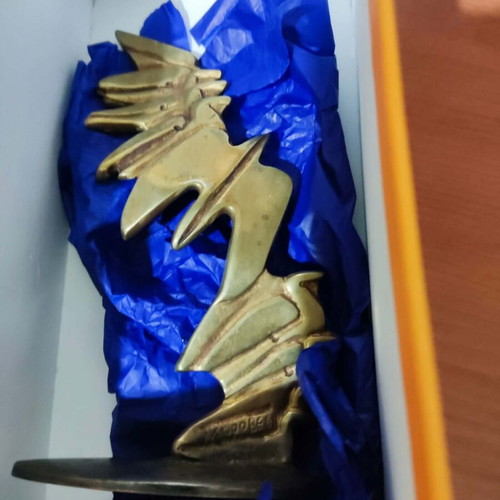 Korovesi Angelika bronze sculpture "Bird Flight"