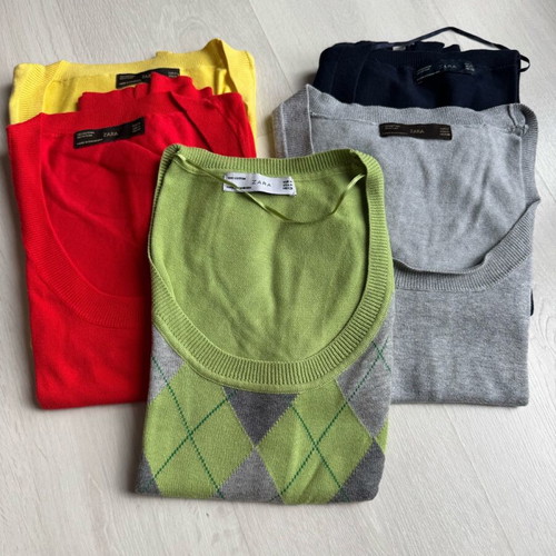 Zara short-sleeve blouses like new, size M