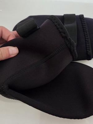 Waterproof diving socks neoprene, new, size L