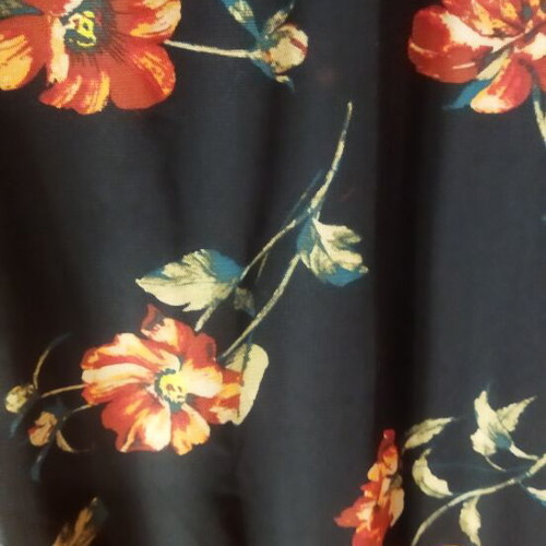 Long dress new, sheer sleeves, black and red, sizes S/M