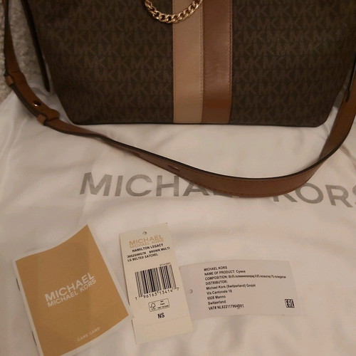 Michael Kors Hamilton Legacy bag new, backpack style, brown