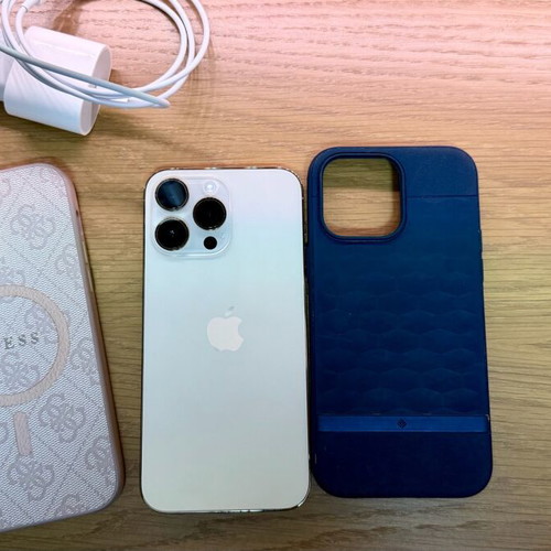 Apple iPhone 14 Pro Max 256GB Gold like new with 100% battery