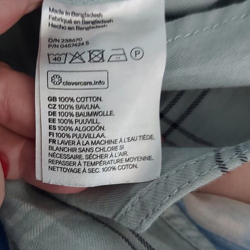 "DEVIDED" by H&M mint cotton shirt, XL-XXL