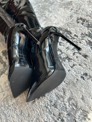 Μπότες Le Silla EVA thigh-high 120mm μαύρες, μέγεθος 36,5