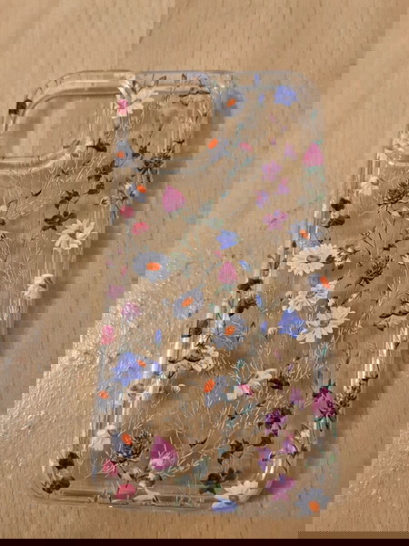Διάφανη Θήκη iPhone με Λουλούδια – Ρομαντικό Floral Design