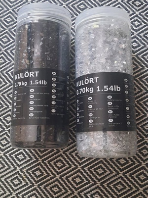 Decorative broken glass new, package with negligible amount