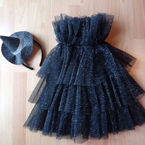 Children's witch costume with white headband Zara Kids 4 years new