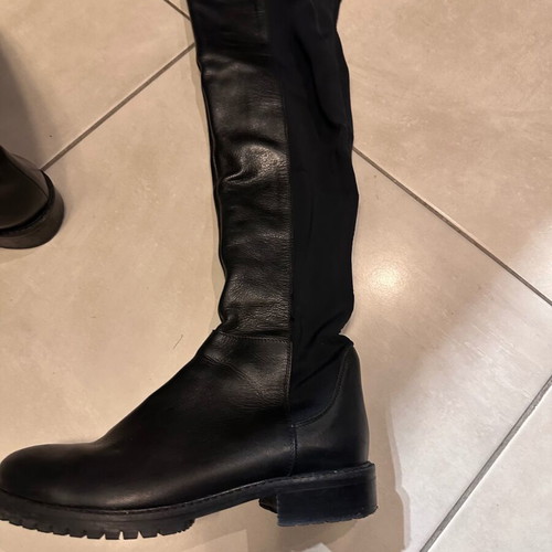 Leather sock boots size 38 used, high quality