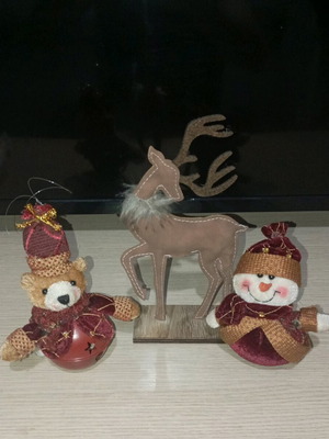 Christmas decorations like new