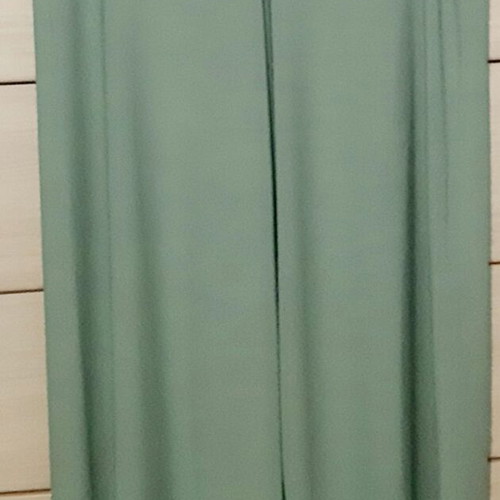 Zara wide pants large green veraman new