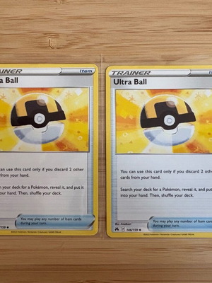 Pokemon card lot Ultra Ball Crown Zenith 146/159 near mint