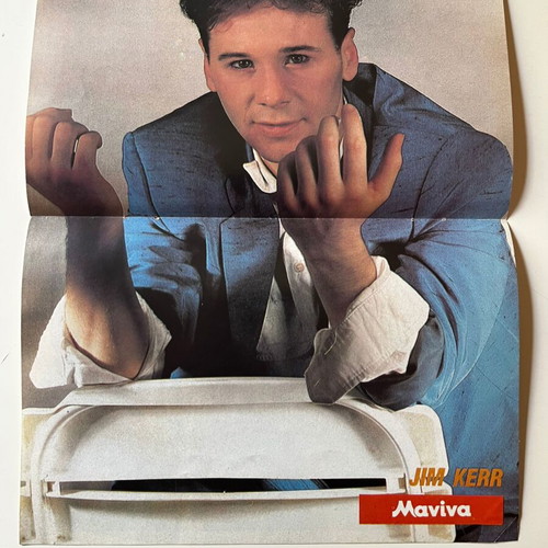 Jim Kerr poster used 20cm x 27cm