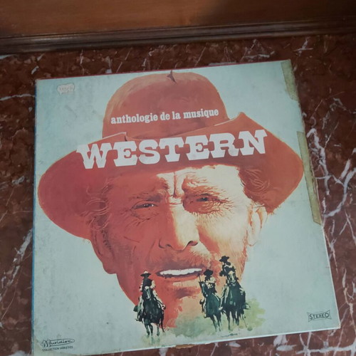 Western anthology used, box set of 4 vinyl records