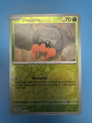 Dwebble Pokemon Card new condition